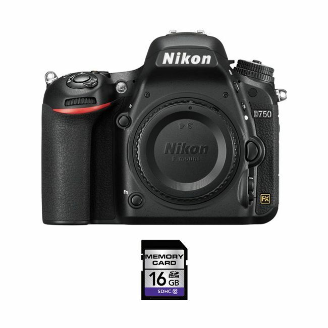 Nikon D750 Digital SLR Camera w/16GB SDHC Memory Card Nikon