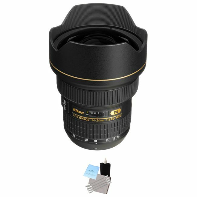 Nikon AF-S Zoom Nikkor 14-24mm f/2.8G ED AF Lens w/ Lens Cleaning Kit Nikon