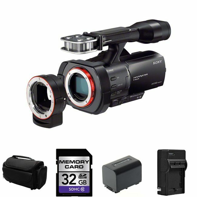 Sony Handycam NEX-VG900 Camcorder + 2 Batteries, Charger, 32GB, Case + More! Sony