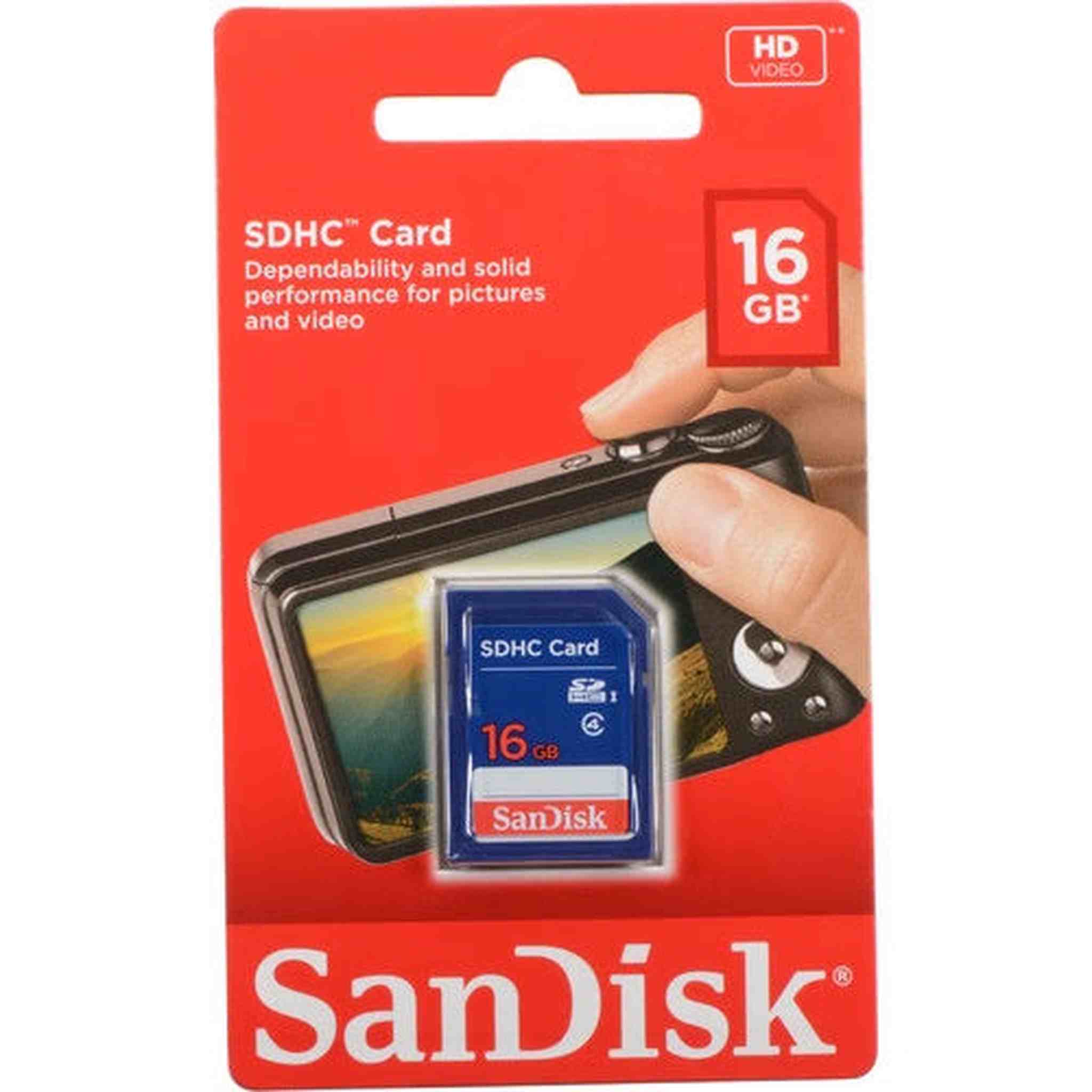 SanDisk 16GB Class 4 Secure Digital High Capacity SDHC - SanDisk